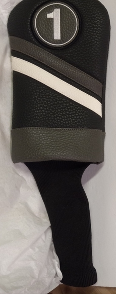 Golf Club Cover, Glove , Protector Leather Black #1 - Picture 1 of 3